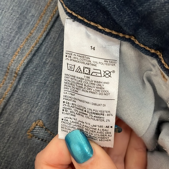 Sale! Old Navy Rockstar Super Skinny 360 Stretch Extra High Rise Jeans, Size 14 - Picture 9 of 9